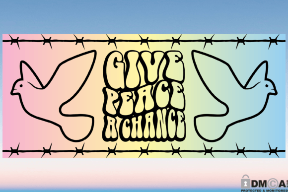 Christian Peace 16oz Glass SVG: Print & Graphics