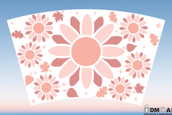 Fall Floral Tumbler Wrap: Graphics & Print Template Review