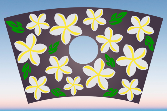 Frangipani Exotic Flower SVG: Graphics for Crafts & Local Branding