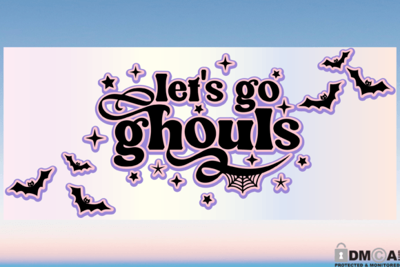 Lets Go Ghouls 16oz Libbey Can Wrap SVG Review