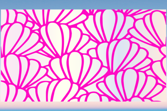 Mermaid Shell Summer Libbey Wrap SVG: Graphics & Print Templates