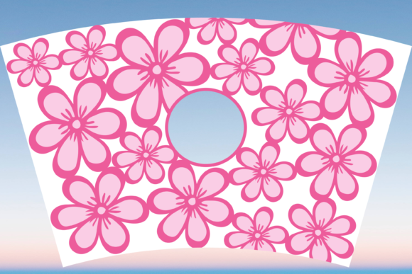 Sassy Floral Flower Wrap: Graphics & Print Templates